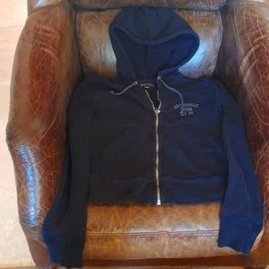 NWOT Lucky Black Hooded Zip-up Jacket